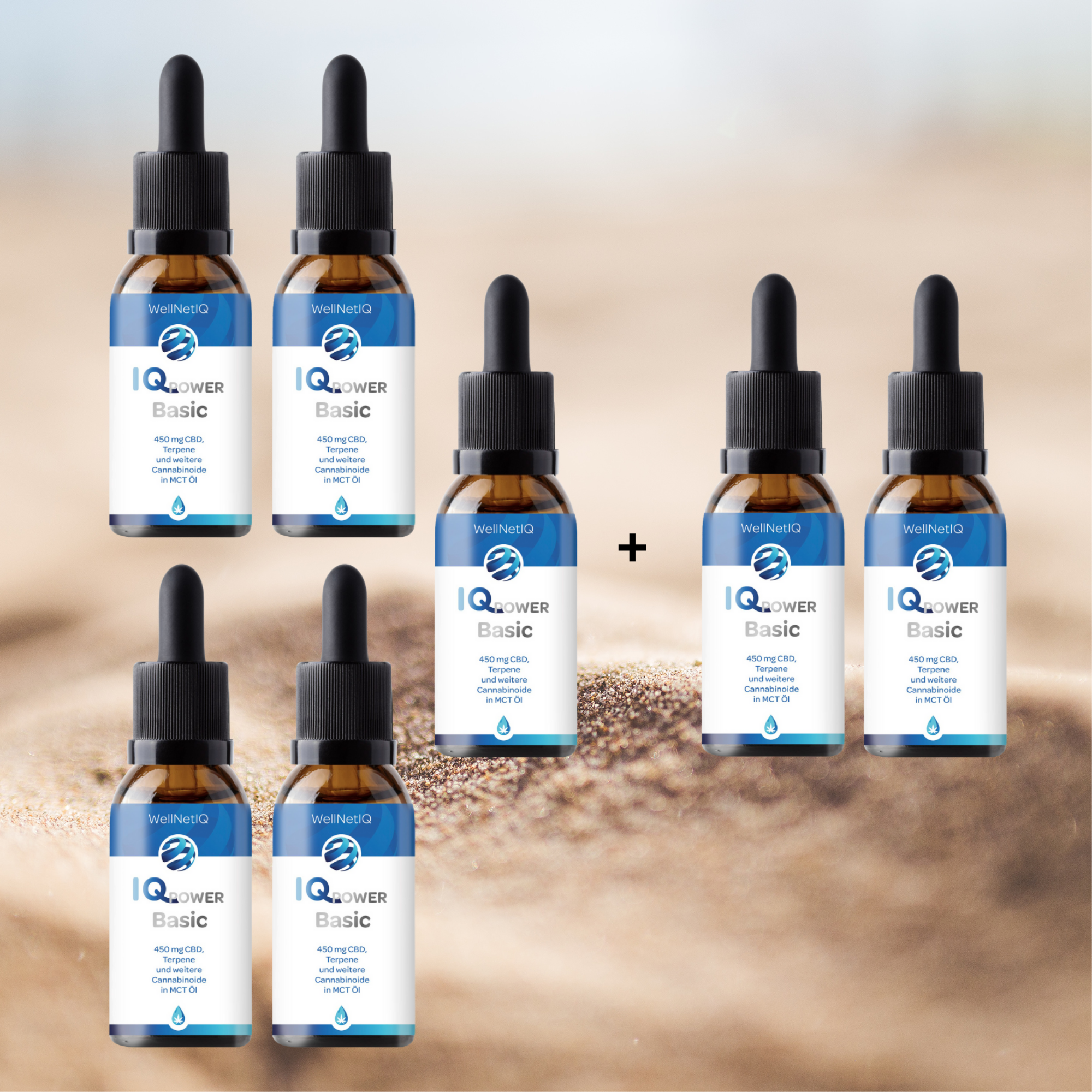 5+2 Pack IQ Power 450 Basic (reduced price)