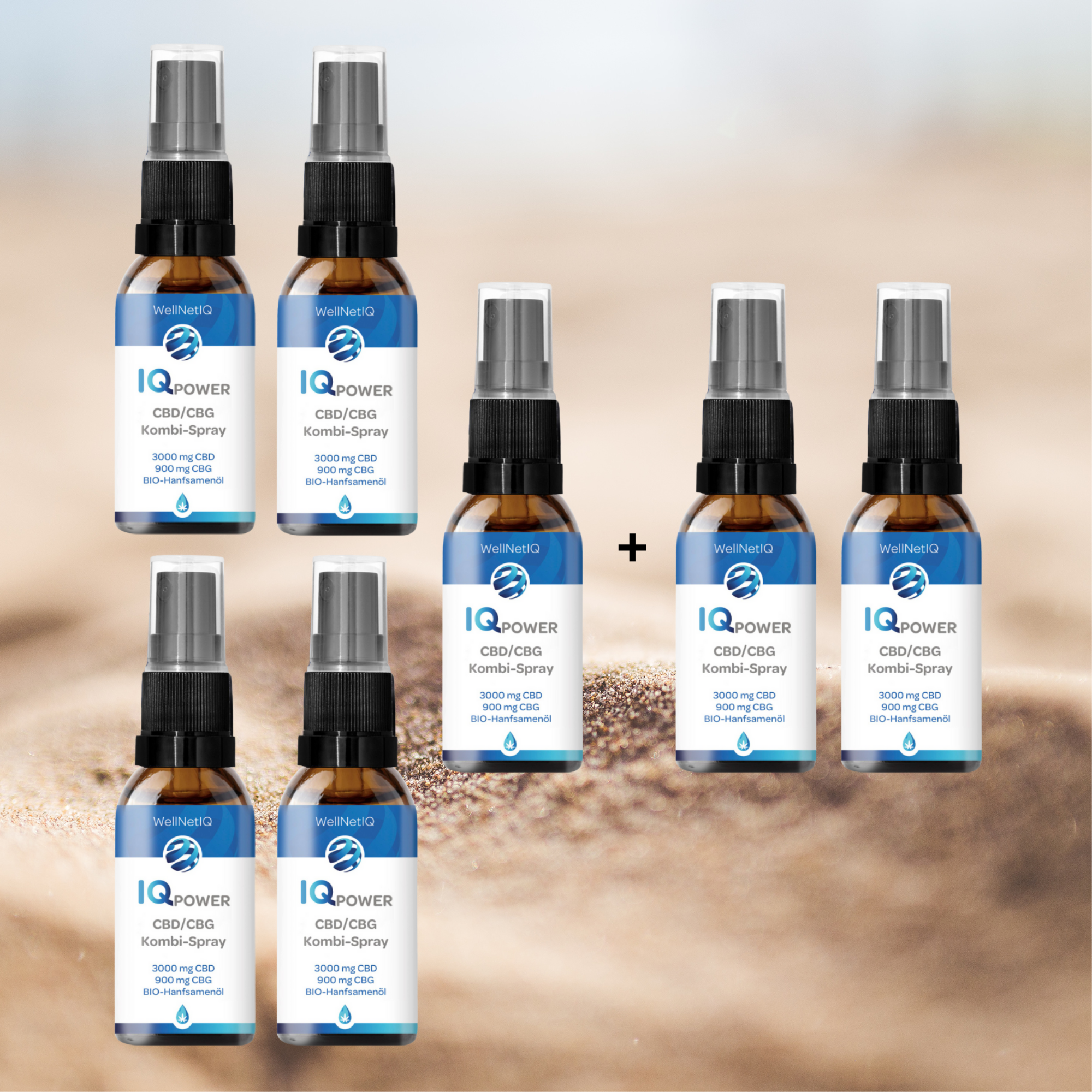 5+2 pakke – CBD/CBG kombispray