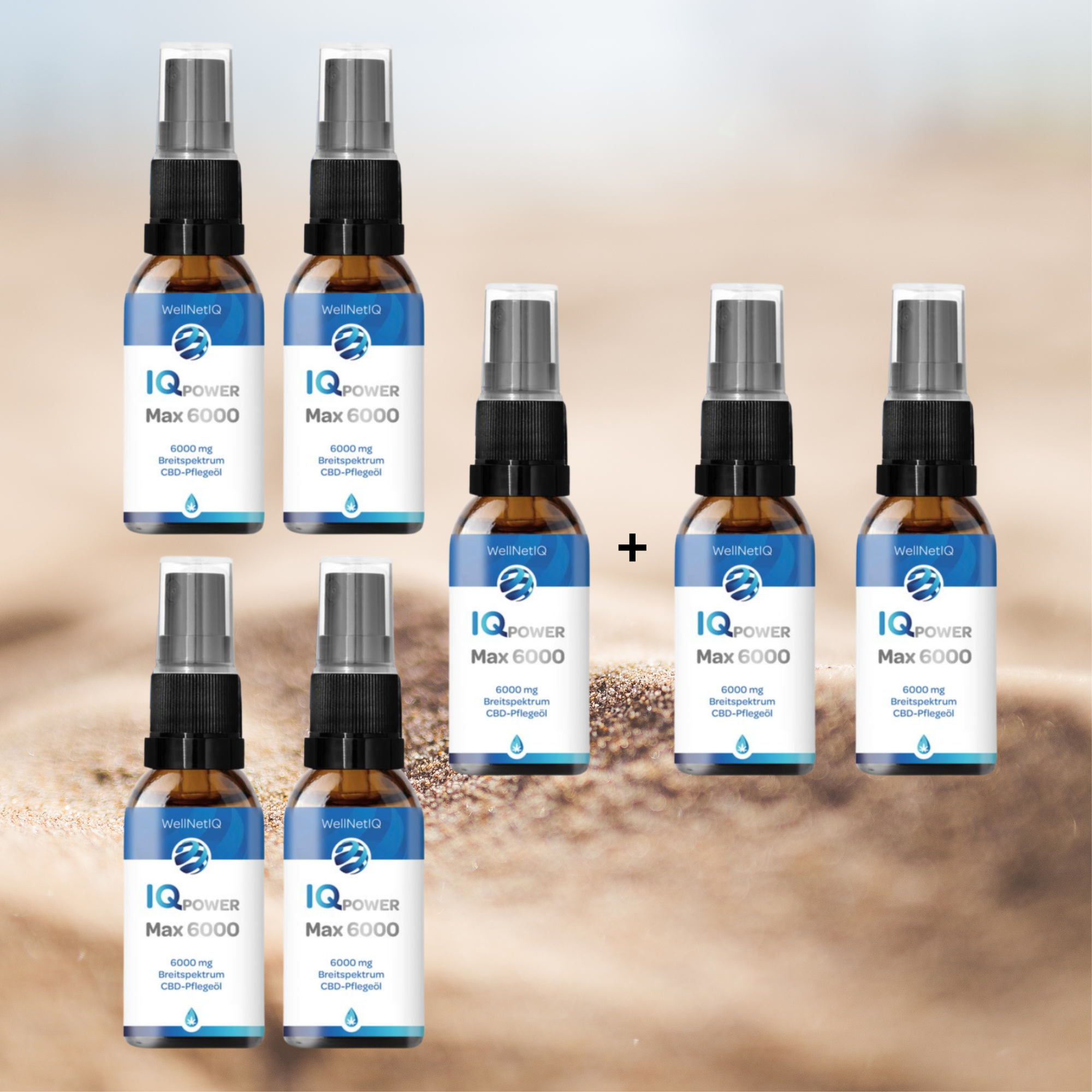 5+2 Pack IQ Power 6000 MAX