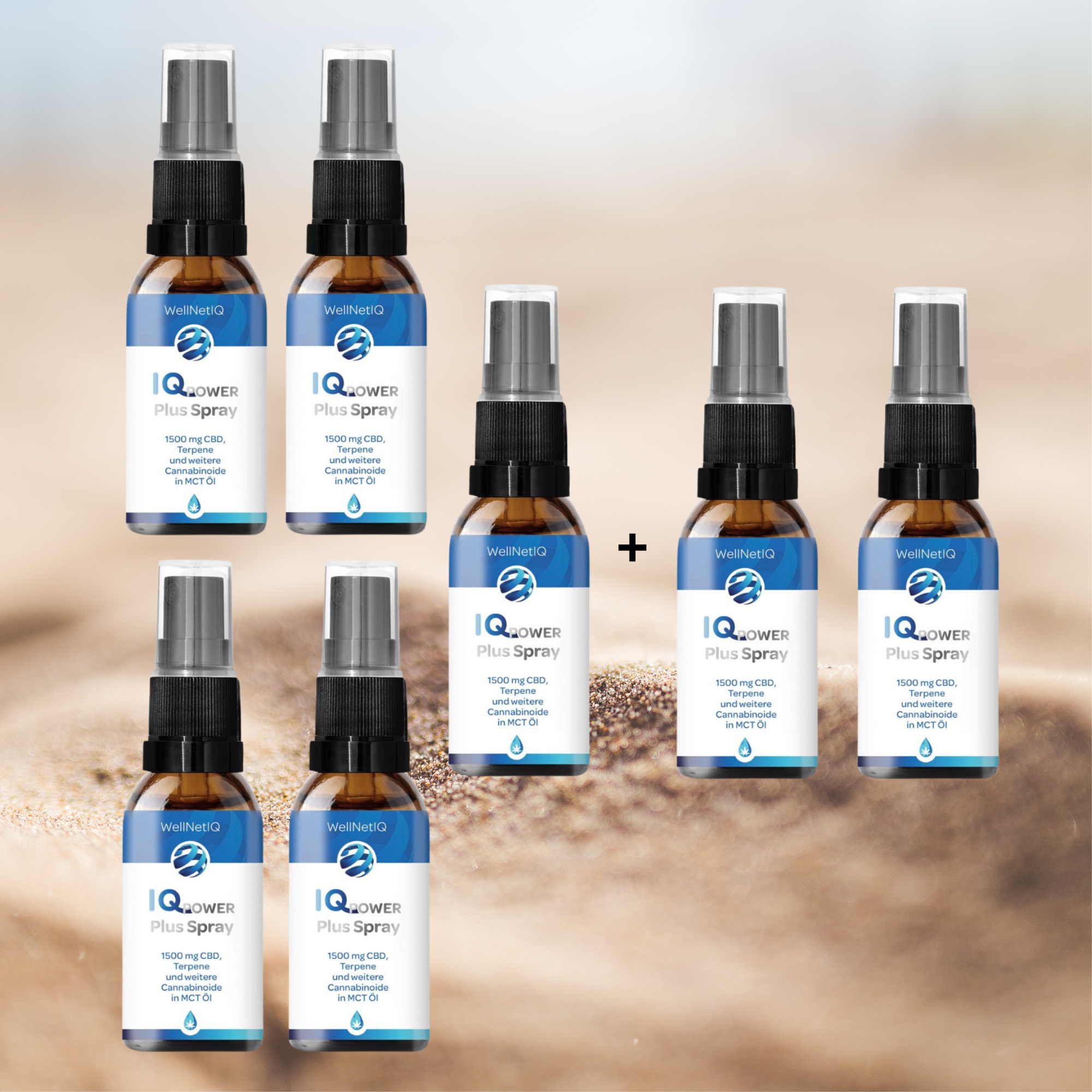 5+2 Pack IQ Power 1500 Plus Spray (reduced price)