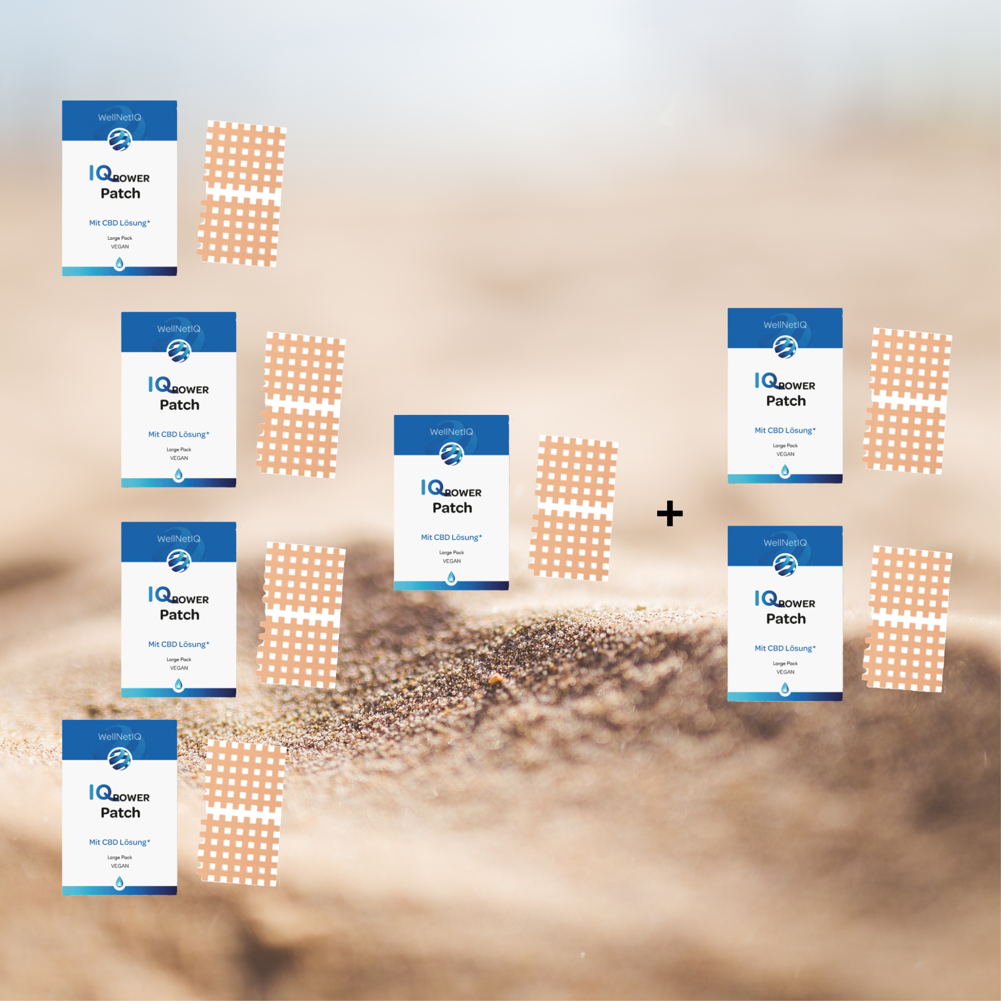 5+2 Pack IQ Power Patch Large